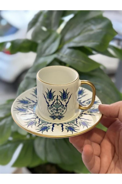 Onedekor  6'lı Royal İznik Kahve Fincanı