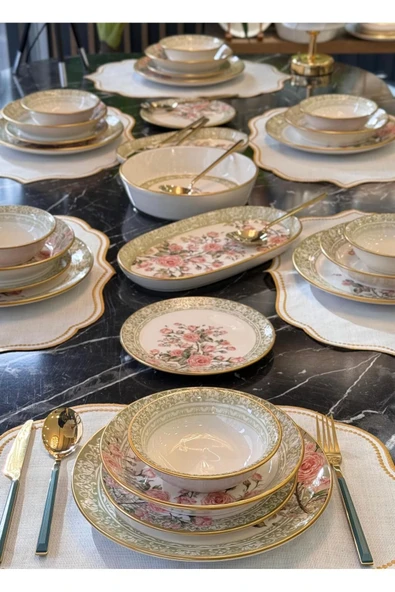 Onedekor 27 Parça Modern Moorn Yemek Takımı - 4