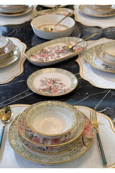 Onedekor 27 Parça Modern Moorn Yemek Takımı - 2