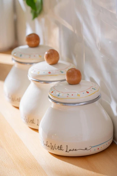 ACAR  Made With Love 6 Parça Kavanoz Seti - 1 lt - 2