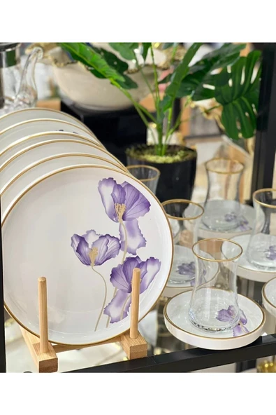 Onedekor 18 Parça Lotus Pasta Çay Saati Seti