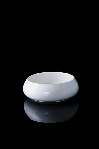 ACAR  Bianco Perla 18.2 Cm Tekli Porselen Yuvarlak Bombeli Kase 0215 - 2