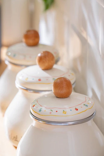 ACAR  Made With Love 6 Parça Kavanoz Seti - 1 lt - 3