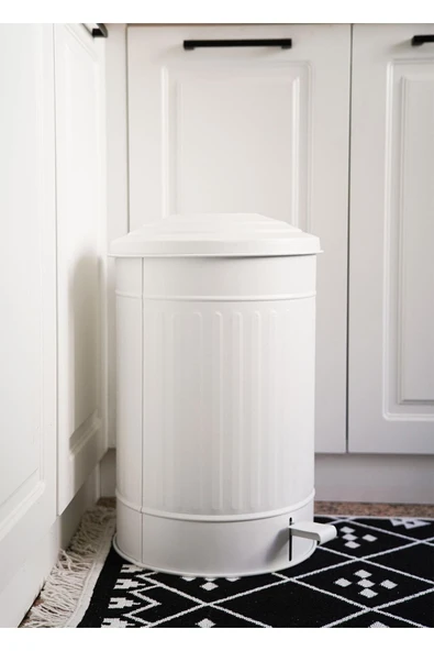 The Mia  Çöp Kovası Mutfak 37 Lt Beyaz - 3