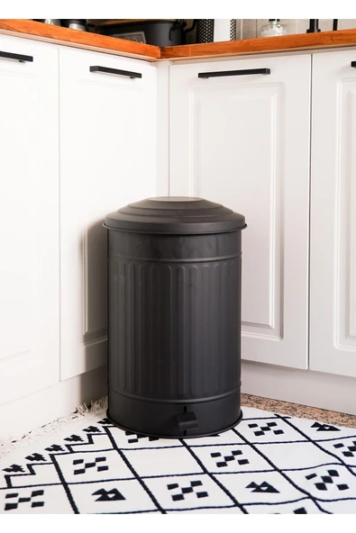 The Mia  Çöp Kovası Mutfak 37 Lt Siyah - 3
