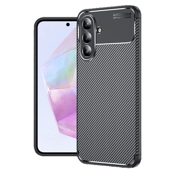 Samsung Galaxy A56 Kılıf Karbon Silikon Case Kapak