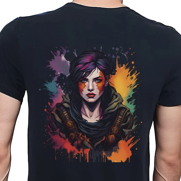 Warior T-shirt %100 Pamuklu Siyah Penye Basic Erkek Tişört