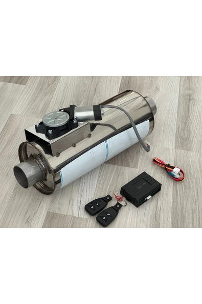 TUBE Krom Yuvarlak Kazan Varex Egzoz Komple Set 1.sınıf Kalite Içi Susturuculu - 4