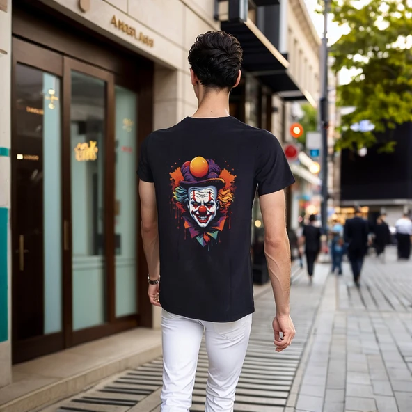 IT T-shirt %100 Pamuklu Siyah Penye Basic Erkek Tişört - Resim 3