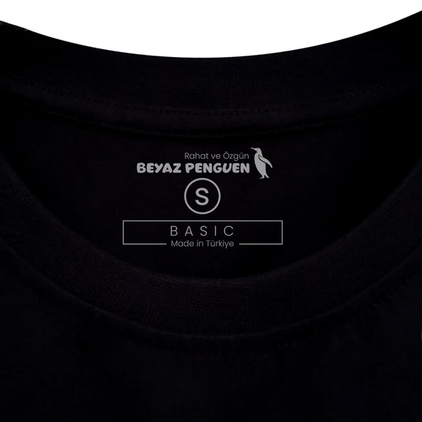 Forest T-shirt %100 Pamuklu Siyah Penye Basic Erkek Tişört - Resim 5