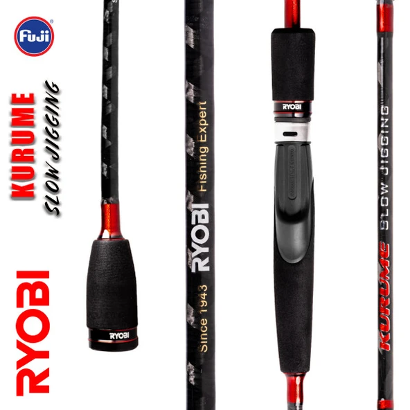 Ryobi Kurume 1.98m 60-200gr Slow Jigging Olta Kamışı ürün görseli 1