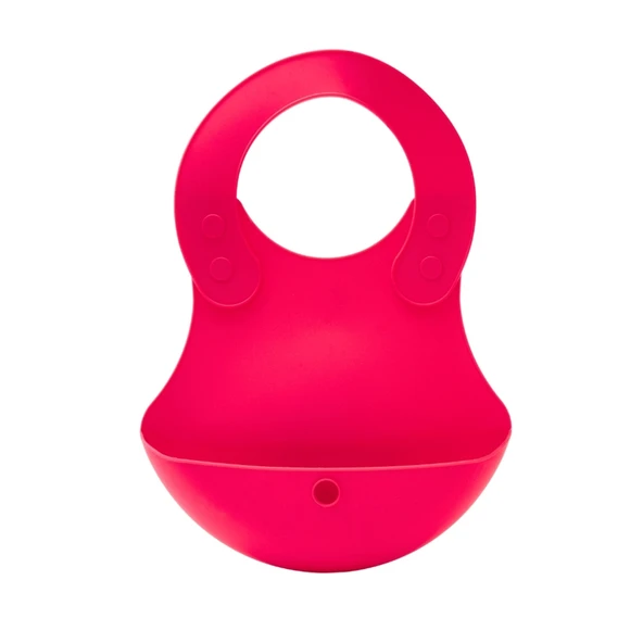 Babychefs Silikon Bebek Önlüğü 1 Parça-Pembe