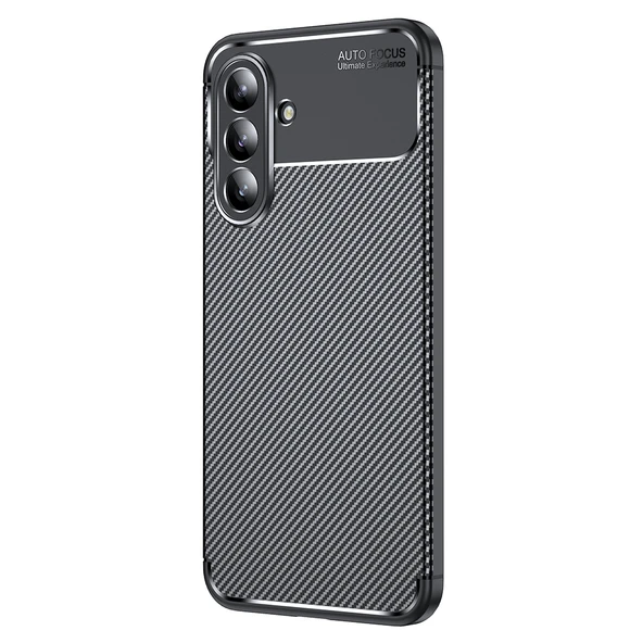 Samsung Galaxy A56 Kılıf Karbon Silikon Case Kapak - 4