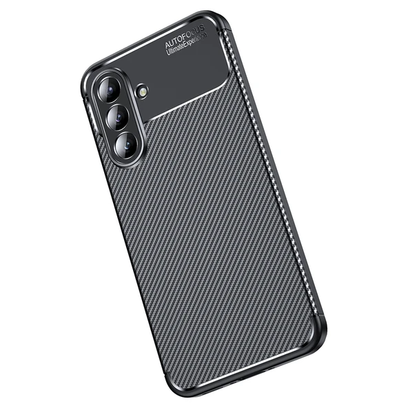 Samsung Galaxy A56 Kılıf Karbon Silikon Case Kapak - 6