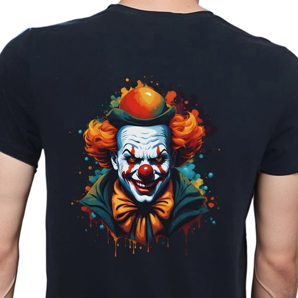 IT T-shirt %100 Pamuklu Siyah Penye Basic Erkek Tişört