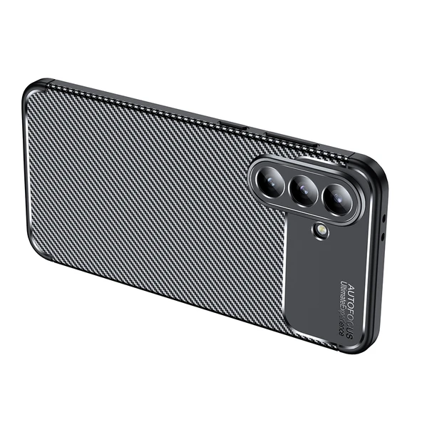 Samsung Galaxy A56 Kılıf Karbon Silikon Case Kapak - 9
