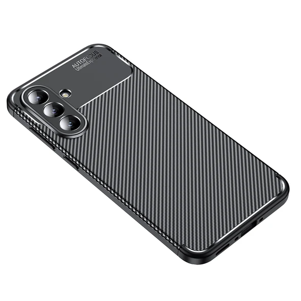 Samsung Galaxy A56 Kılıf Karbon Silikon Case Kapak - 11