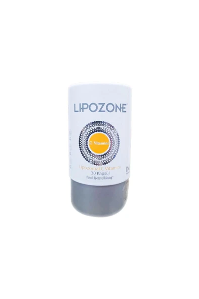 Lipozone Lipozomal C Vitamini Takviye Edici Gıda 30 Kapsül 8699514151296