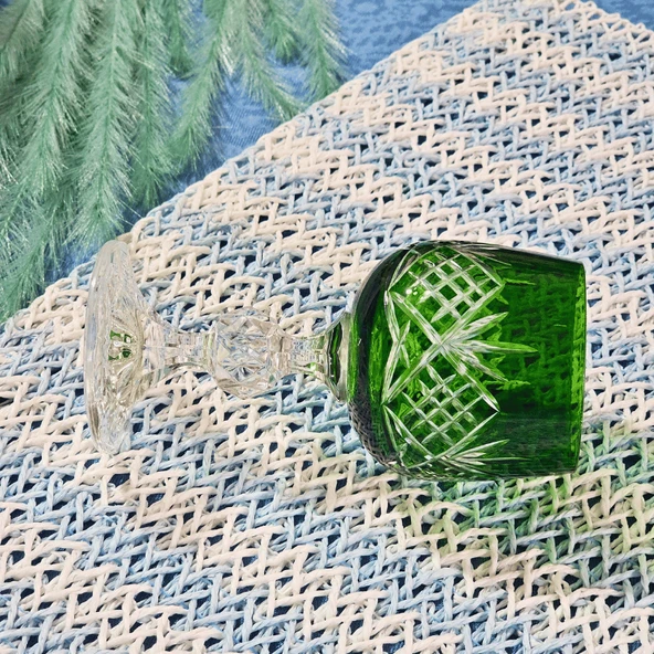 Yaren Desen Yeşil 1 Adet Bardak Kadeh - 3