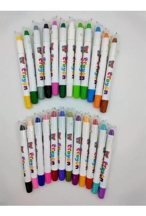 KRAF KIDS PASTEL BOYA SILKY CRAYON 24 LU KK505 ürün görseli