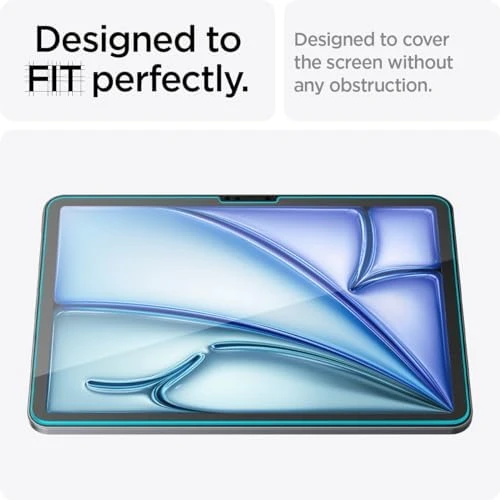 Spigen iPad Pro 11" (2024) Cam Ekran Koruyucu Kolay Kurulum Glas.tR EZ Fit Slim HD - AGL07788