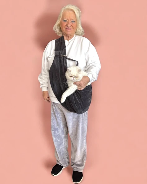 Chamois Leke Tutmaz Kedi Taşıma Çantası - 2