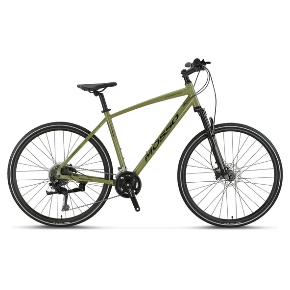 28J MOSSO LEGARDA PRO X18 MSM ŞEHİR BİSİKLETİ - YEŞİL SİYAH - 51 KADRO