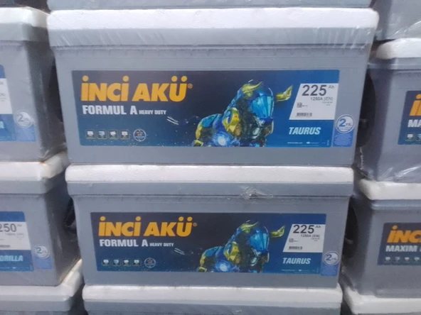 İNCİ 225 AMPER AKÜ