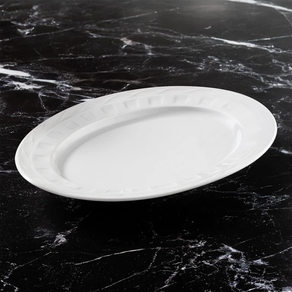 GÜRAL PORSELEN Monet 2 Parça 30 Cm Kayık Tabak - 2
