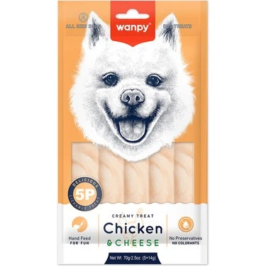 Wanpy Dog Creamy Treats (Chicken & Cheese)