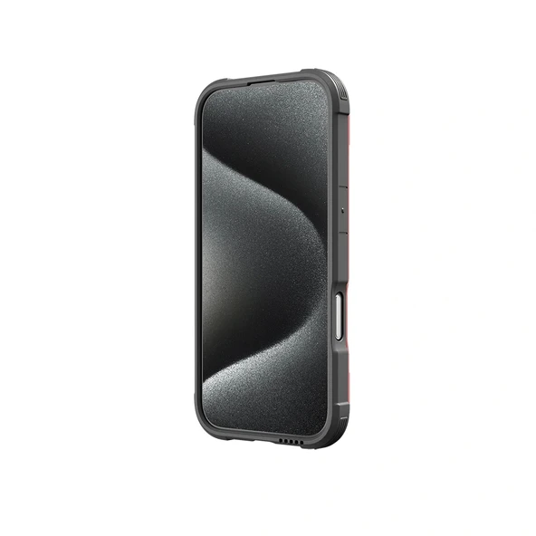 Apple iPhone 16 Pro Max Kılıf Magsafe Şarj Özellikli Airbagli Raptic Shield Serisi Şeffaf Arka Yüzey Kapak - Resim 6