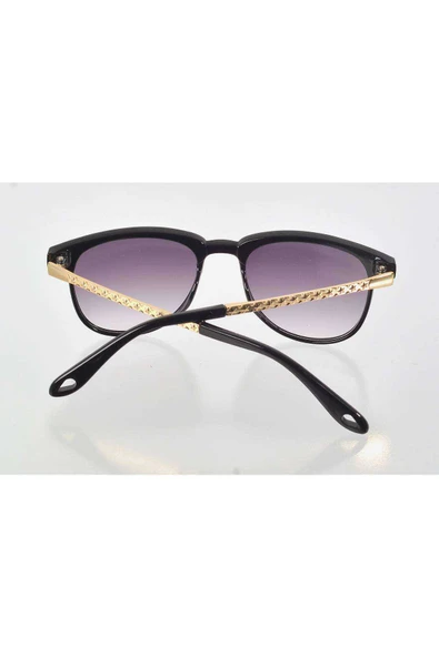 Siyah Çerçeve Unisex Güneş Gözlüğü - Resim 3