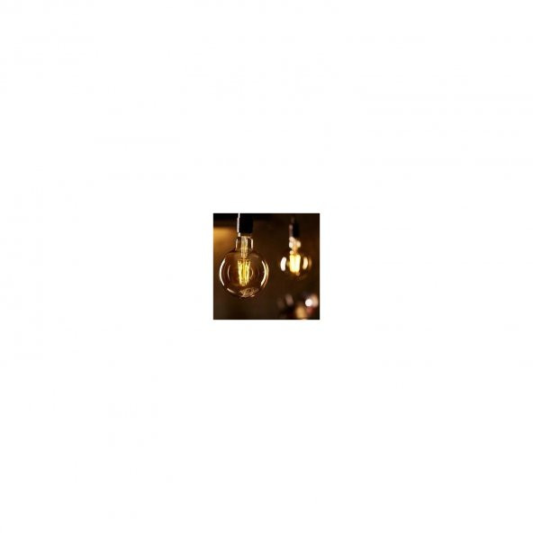 Edison G95 Flamanlı Rustik 6W Led Ampul 10lu Dekoratif Vintage Aydınlatma Amber Rengi - 4
