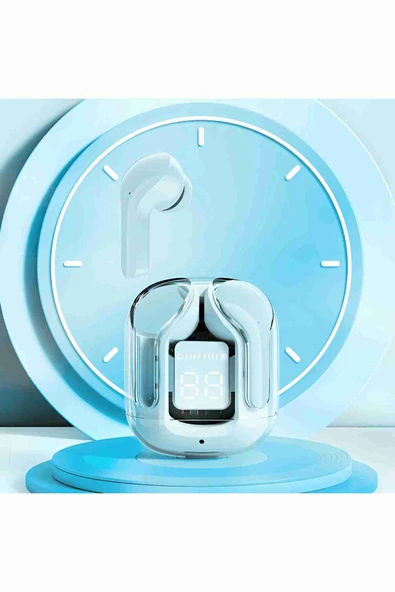 Qpen GT13 Dijital Şarj Göstergeli Aktif Gürültü Engelleyici Bluetooth Airpods Kulaklık - 3
