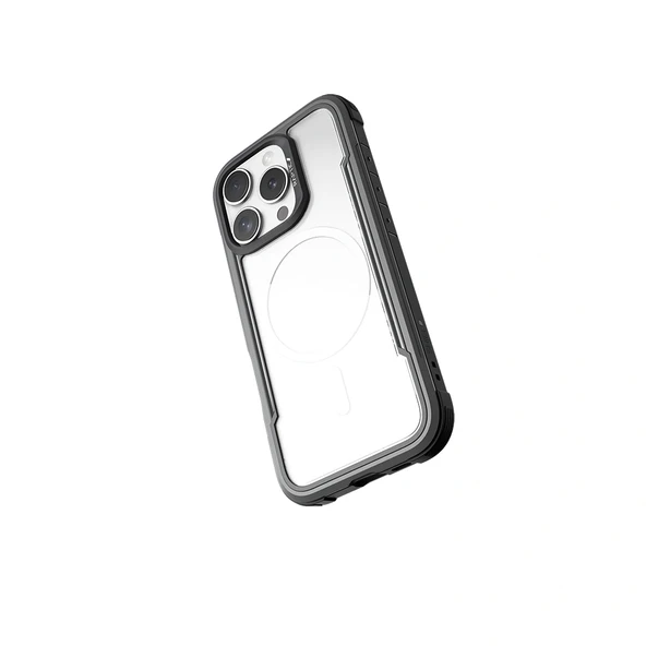 Apple iPhone 16 Pro Max Kılıf Magsafe Şarj Özellikli Airbagli Raptic Shield Serisi Şeffaf Arka Yüzey Kapak - Resim 9