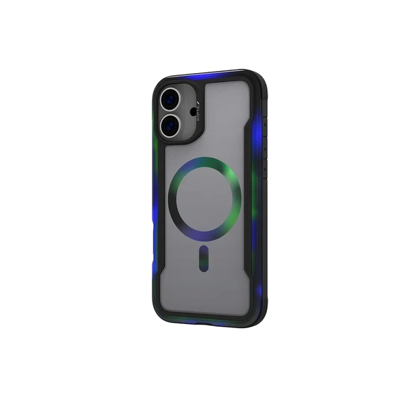 Apple iPhone 16 Pro Max Kılıf Magsafe Şarj Özellikli Airbagli Raptic Shield 2.0 Serisi Şeffaf Arka Yüzey Kapak - 2