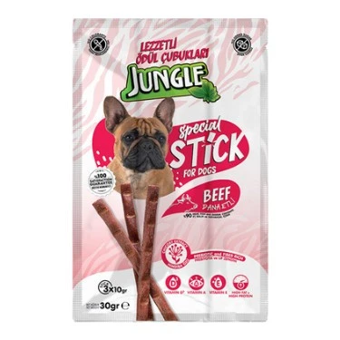 Jungle Dana Etli Stick Ödül Çubukları 3x10g