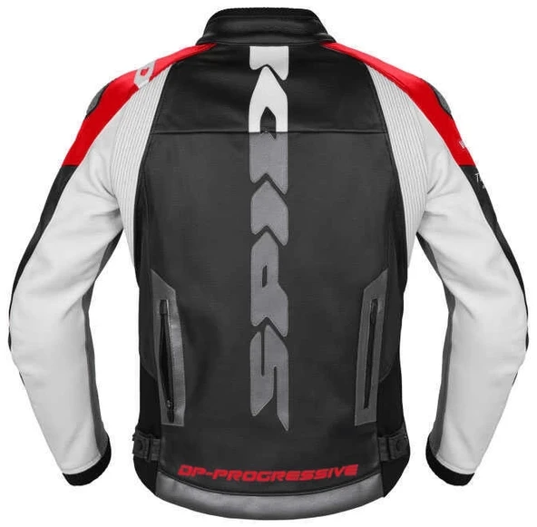 CEKET SPIDI DP PROGRESSIVE LEATHER DERİ KIRMIZI/SİYAH - 2