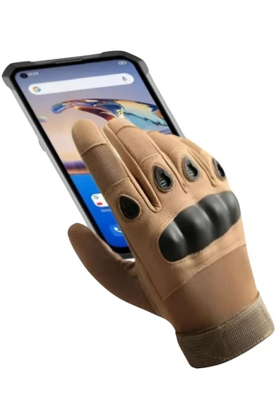 Single Sword Taktik Dokunmatik Parmak Uçlu Eldiven - 4