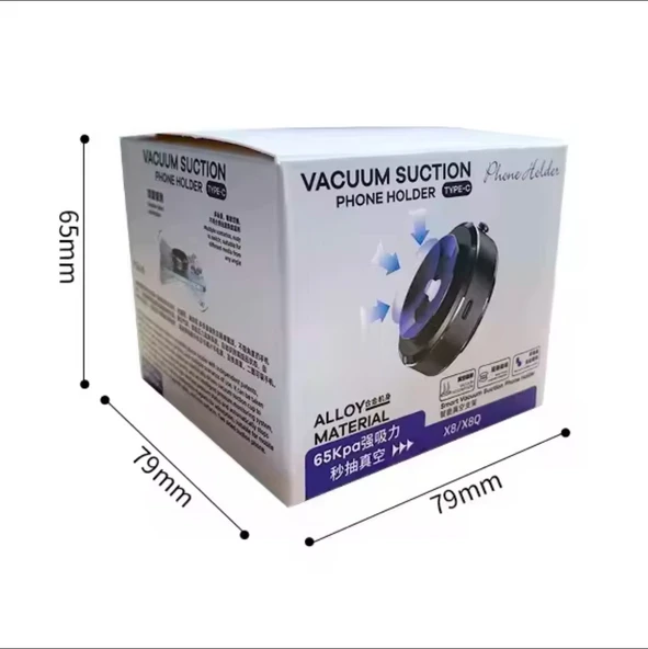 Blue Spectrum Şarjlı Vantuzlu Manyetik Telefon Tutucu - 7