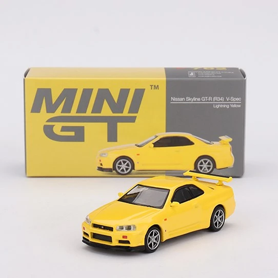 Mini GT 762 Nissan Skyline GT-R (R34) V-Spec