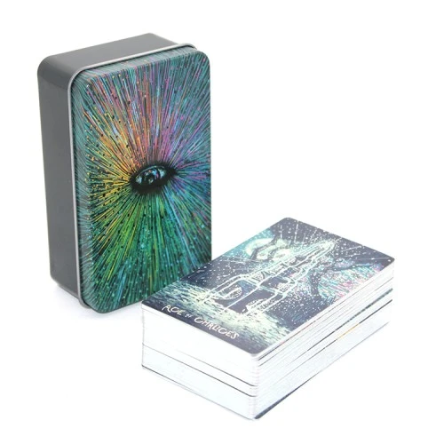 Periboia Metal Kutulu Tarot Kartı Prisma