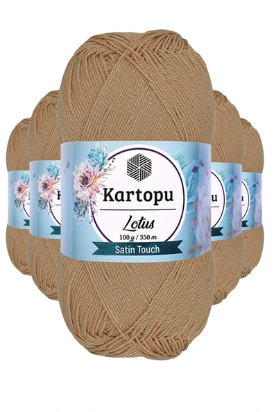 5 Adet Lotus Bikini Büstiyer Bluz Örgü İpi  K837 Ten - 1