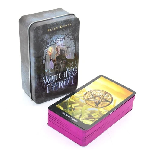 Periboia Metal Kutulu Tarot Kartı Witches Tarot