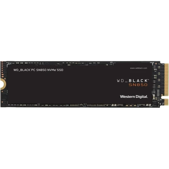 WD Black Sn850 2 NVMe PCIe Gen 4.0 1TB SSD - 4