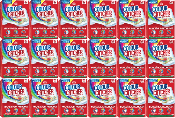 K2R Colour Catcher Renk Koruyucu Mendil 360 Lı Ekonomik Pk (18PK*20)