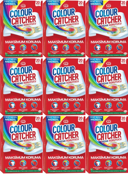 K2R Colour Catcher Renk Koruyucu Mendil 180 Li Ekonomik Pk (9PK*20)