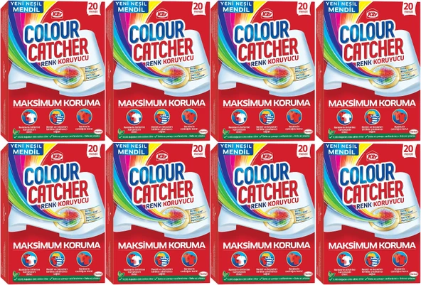 K2R Colour Catcher Renk Koruyucu Mendil 160 Lı Ekonomik Pk (8PK*20)