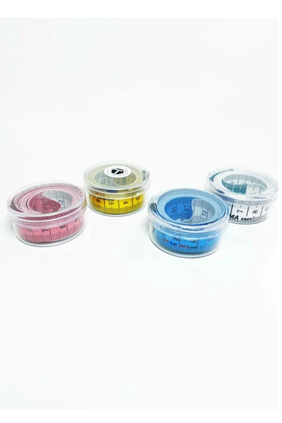 1,5 Metre Kutulu Çift Yönlü Terzi Okul Mezura Mezure Mezro - 3