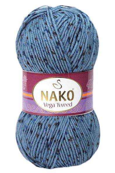 5 Adet Vega Tweed Premium Akrilik El Örgü İpi Yünü No: 31764 - 5